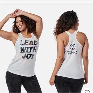 Zumba Fitness White Tank Top - Size XS
